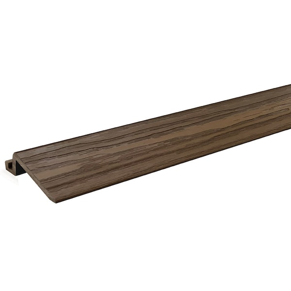 Aura Aura 1 in. H X 3 in. W X 24 in. L Prefinished Walnut Polystyrene Floor Transition, PK4 DST-004-WN01 - main